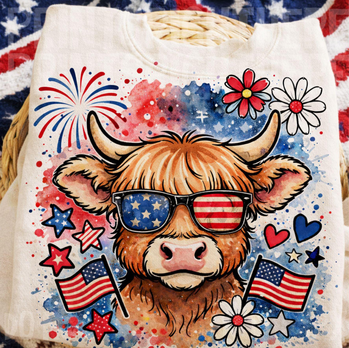 #46- Patriotic Cow